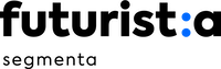 Futurista Logo zweizeiler black